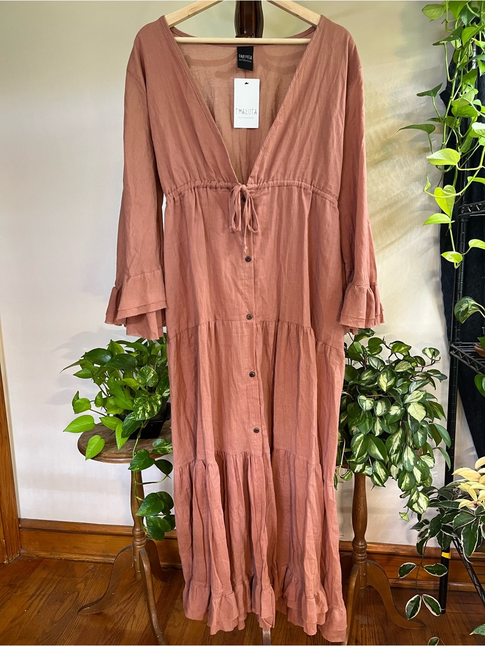 Thaluta Ayu Maxi Dress Dusty Pink